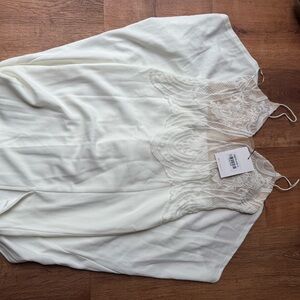 Hello Molly Elegant Cream Lace Wedding Gown Size Medium